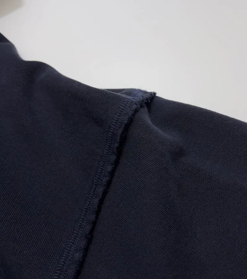 Oversized hoodie with layered brim and raw-edge detailing in As Shown, product view 05