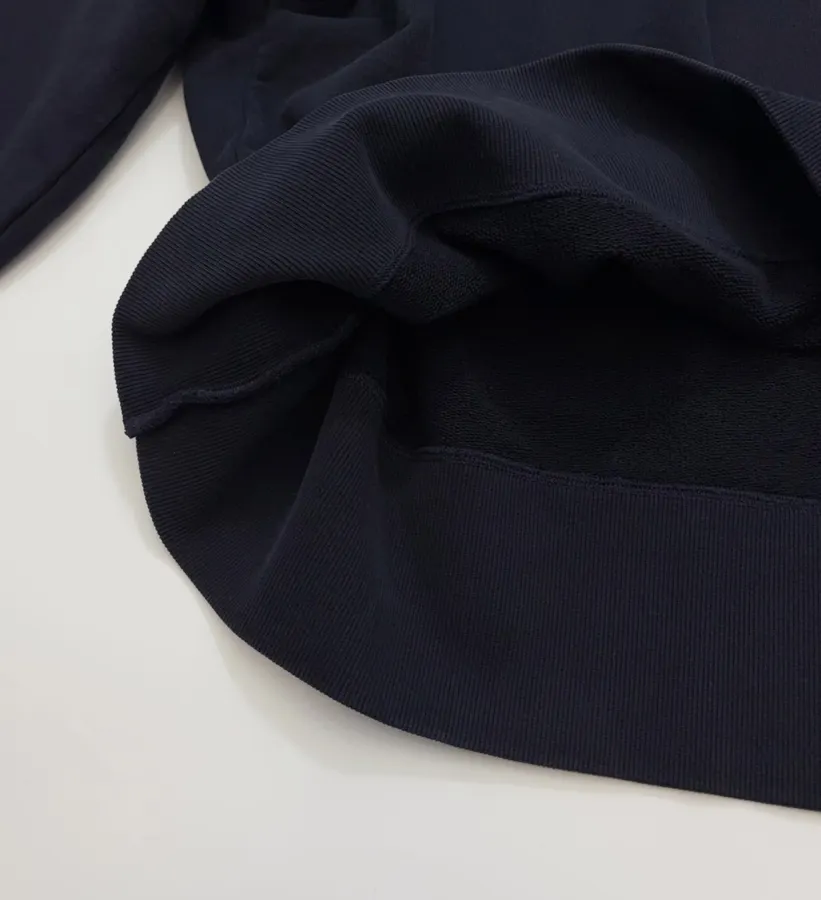 Oversized hoodie with layered brim and raw-edge detailing in As Shown, product view 11