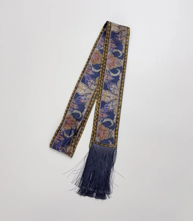 Zimmermann Indigo silk printed shirt in As Shown, product view 20