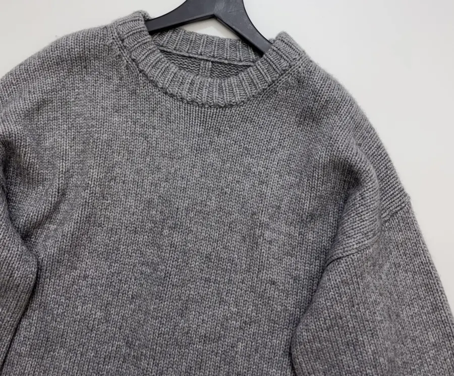 The Row Cashmere-Wool Sweater, Relaxed Silhouette, Long Sleeve in As Shown, product view 02