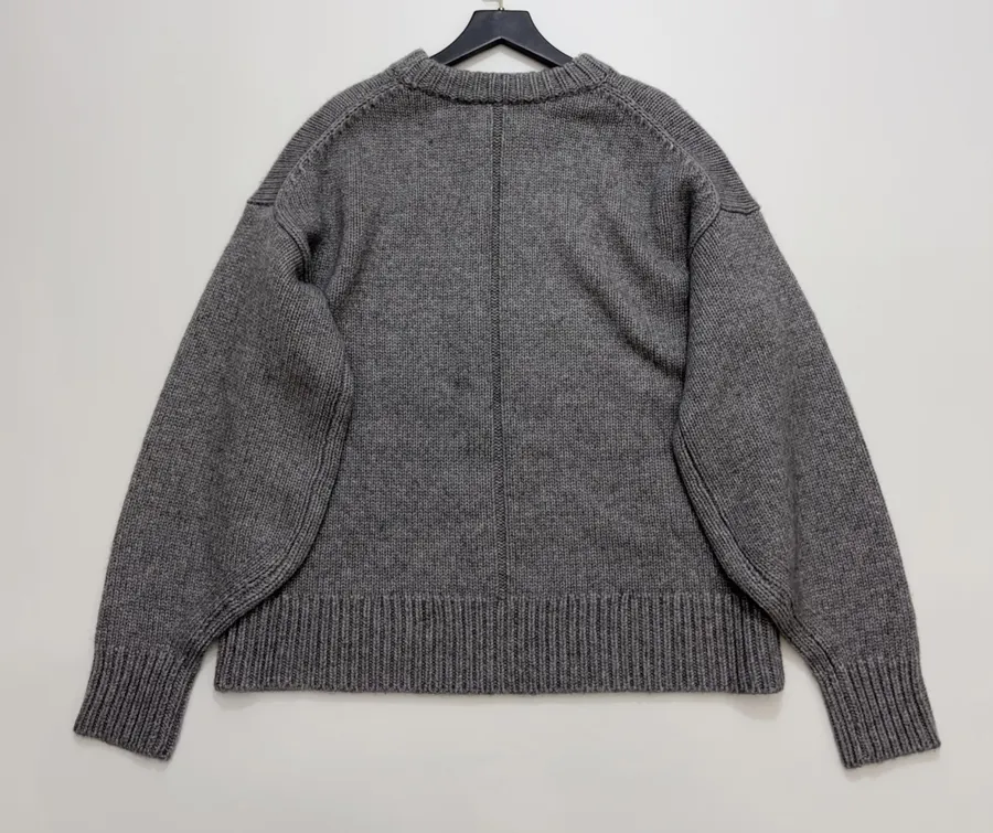 The Row Cashmere-Wool Sweater, Relaxed Silhouette, Long Sleeve in As Shown, product view 12