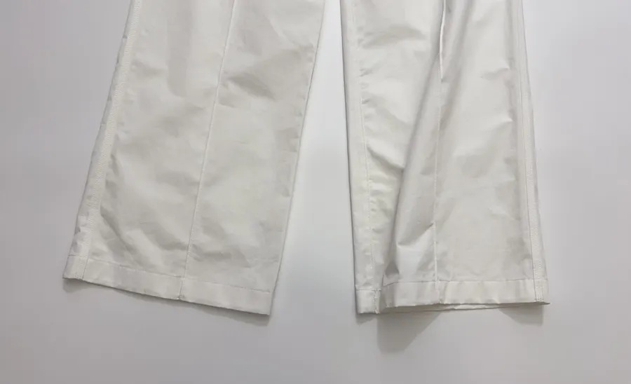 Hermès Ivory Straight-Leg Trousers in Ivory, product view 10