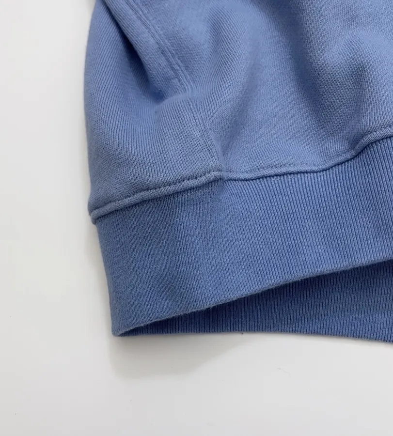 Polo Ralph Lauren Blue Collared Pullover Sweatshirt in Blue, product view 08