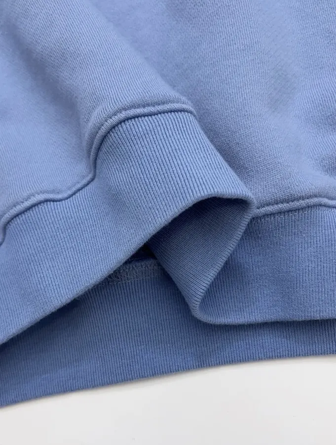 Polo Ralph Lauren Blue Collared Pullover Sweatshirt in Blue, product view 09