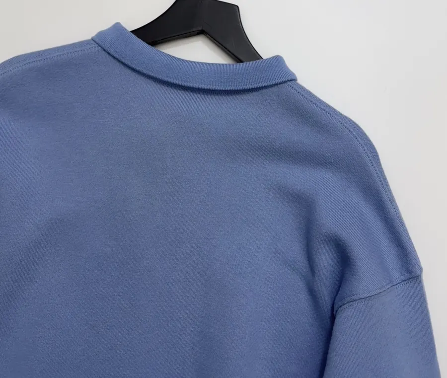Polo Ralph Lauren Blue Collared Pullover Sweatshirt in Blue, product view 12