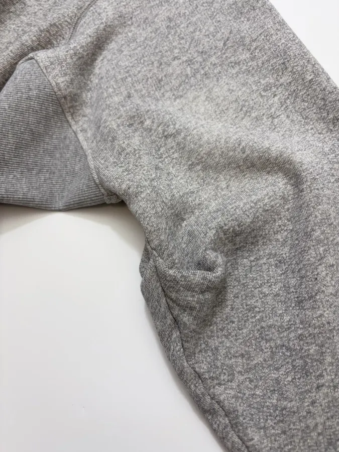 R13 Gray balloon-sleeve crewneck cardigan in Gray, product view 08