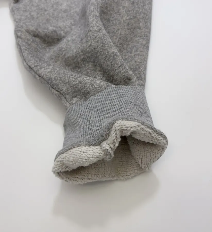 R13 Gray balloon-sleeve crewneck cardigan in Gray, product view 09