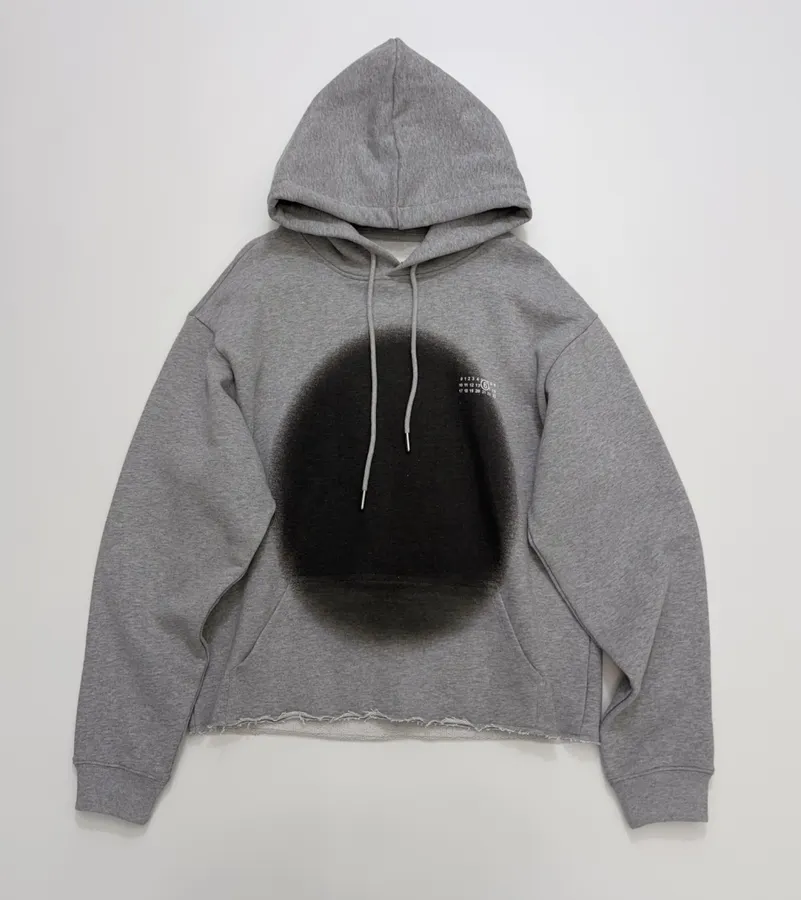 MM6 Maison Margiela 灰色黑色立体口袋连帽卫衣，Grey and 黑色，商品图 1