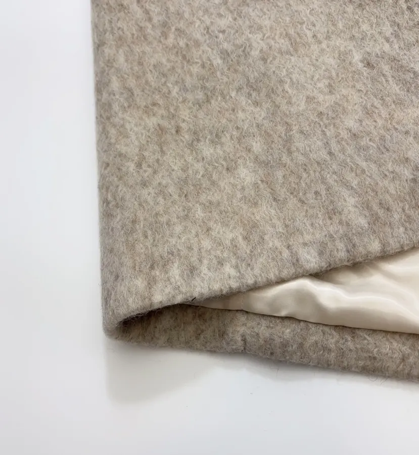 Independent Oversized Lapel Wool-Blend Tweed Coat in As Shown, product view 13