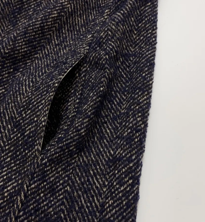 45R Wool vest dress, vintage relaxed sleeveless midi dress in As Shown, product view 04