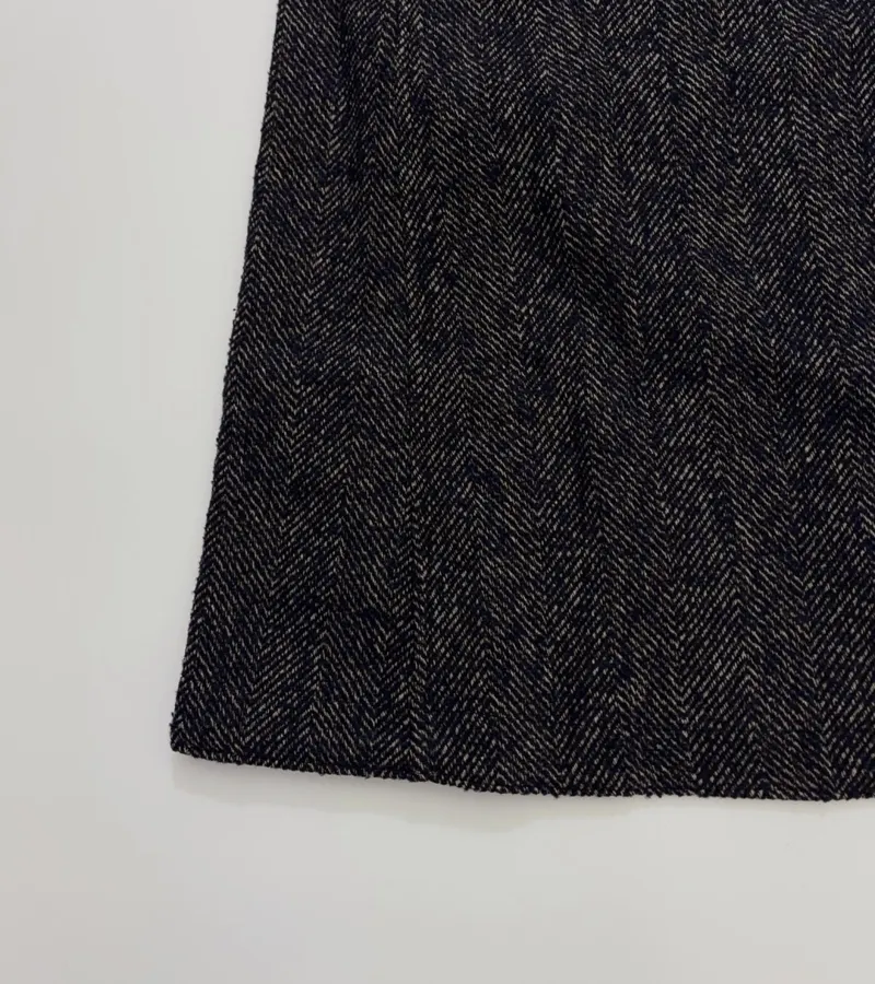 45R Wool vest dress, vintage relaxed sleeveless midi dress in As Shown, product view 07