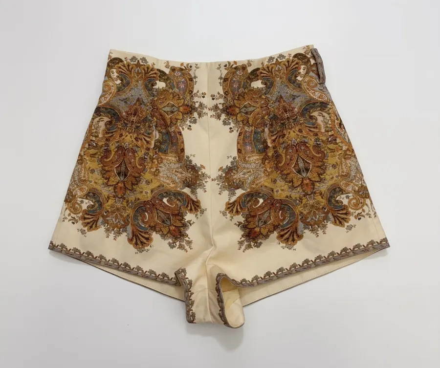 Zimmermann 印花 短裤，As Shown，商品图 2