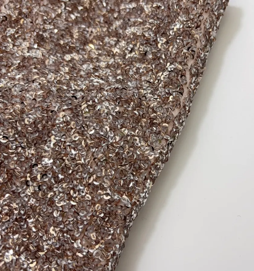 Alice + Olivia Silver Sequin-Tweed Strapless Top in Silver Grey, product view 12
