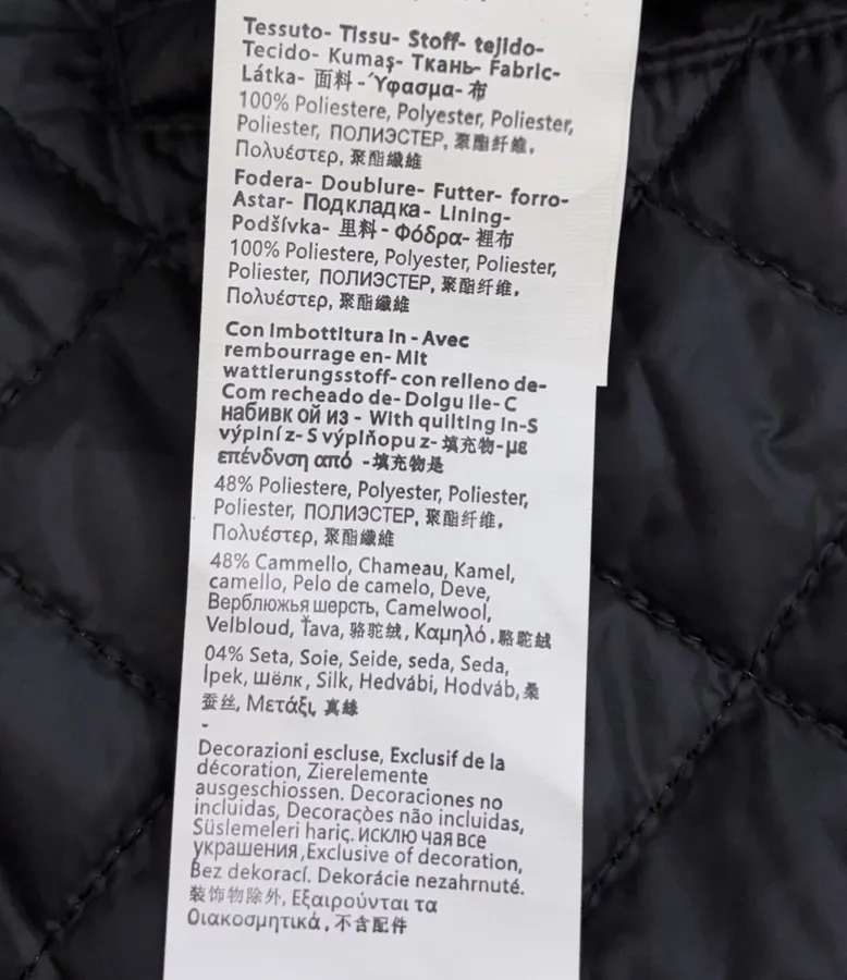 Max Mara Black Diamond-Quilted Collarless Jacket in Black, product view 16