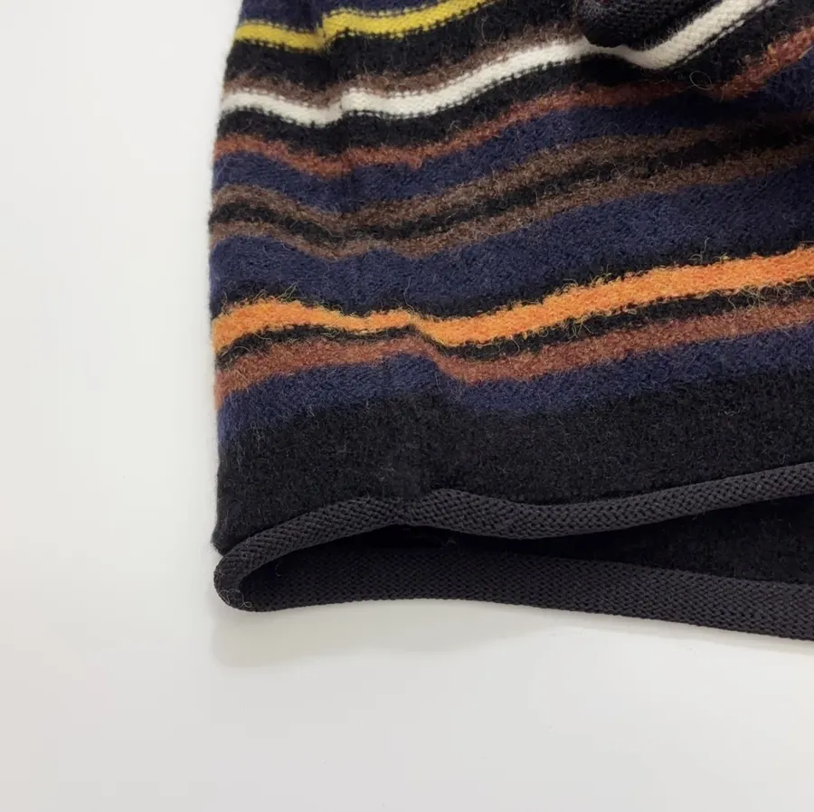 Contrast-Stripe Relaxed Knit Jacket in As Shown, product view 10