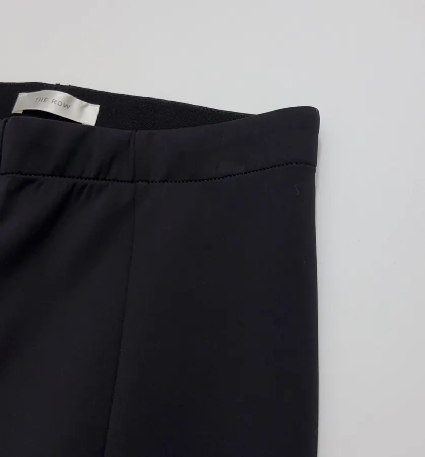 The Row Black Straight-Leg Tailored Trousers in Black, product view 04