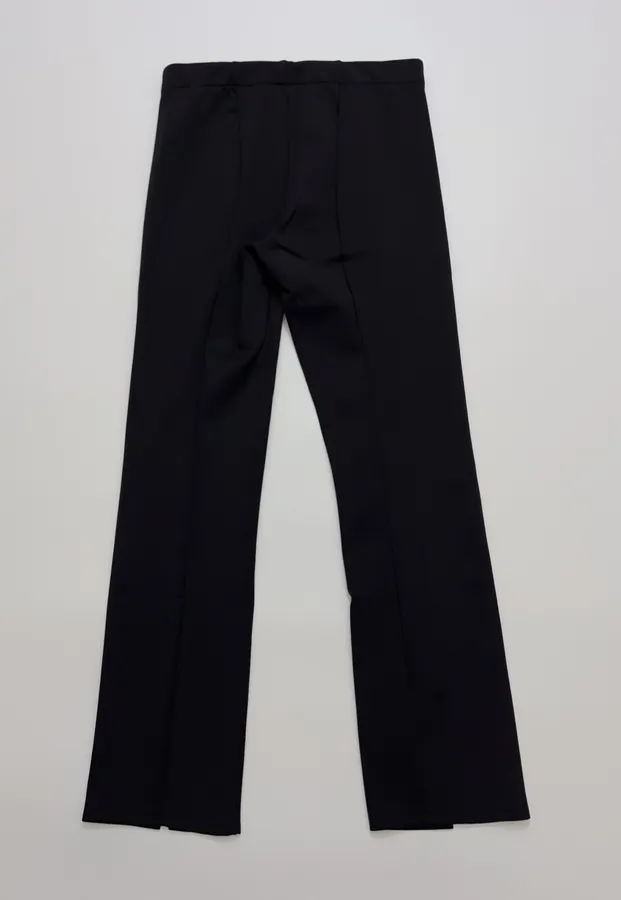 The Row Black Straight-Leg Tailored Trousers in Black, product view 10