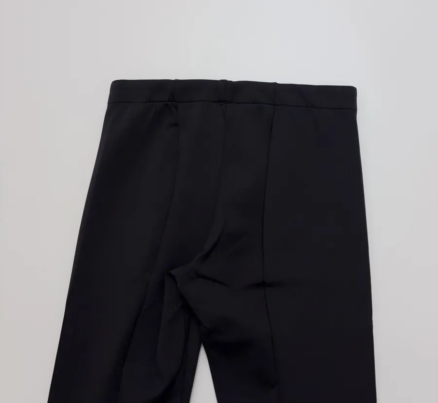 The Row Black Straight-Leg Tailored Trousers in Black, product view 11