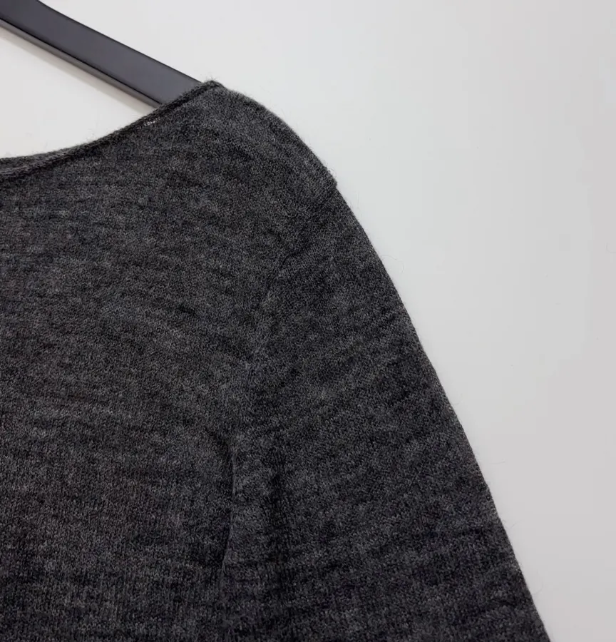 Round-neck long-sleeve T-shirt in As Shown, product view 03