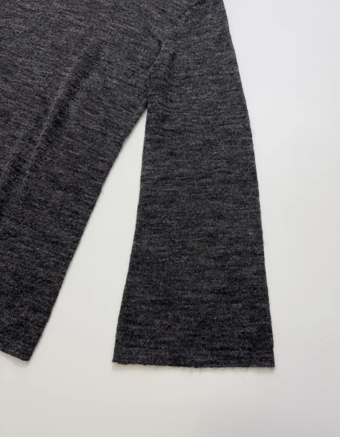 Round-neck long-sleeve T-shirt in As Shown, product view 05