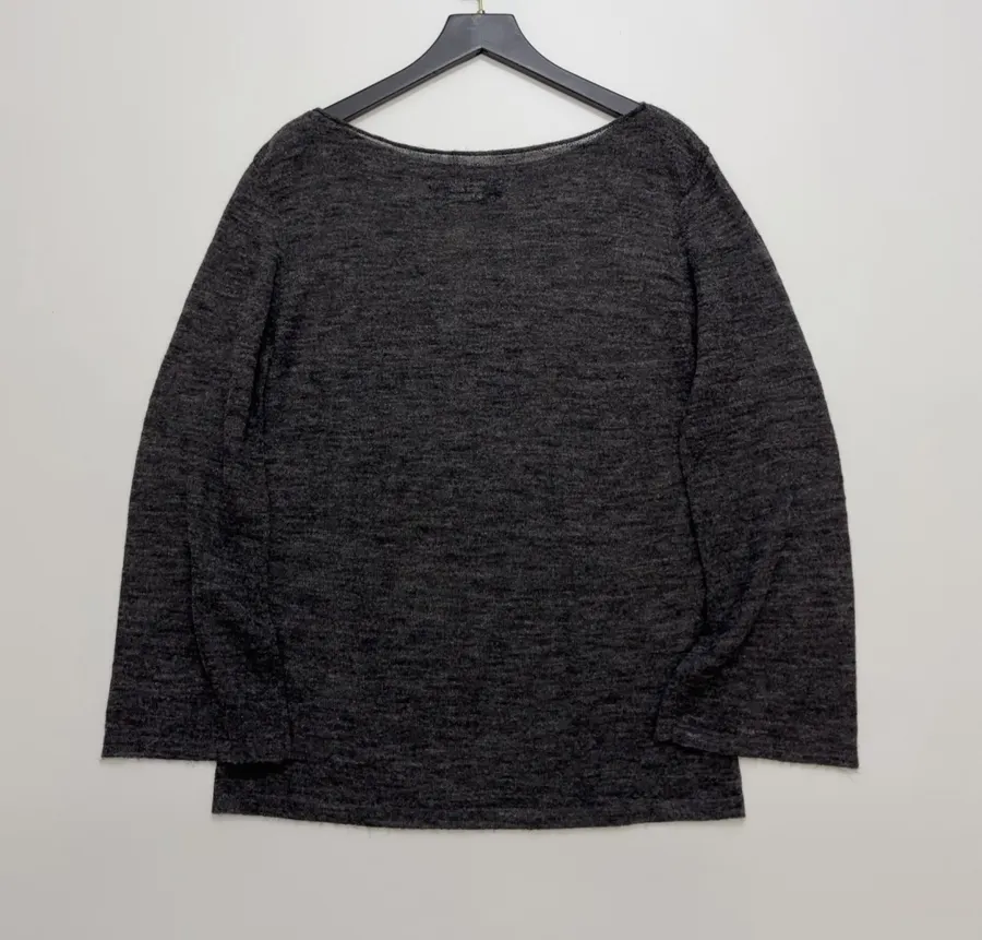 Round-neck long-sleeve T-shirt in As Shown, product view 13