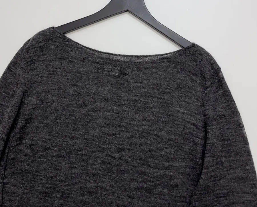 Round-neck long-sleeve T-shirt in As Shown, product view 14