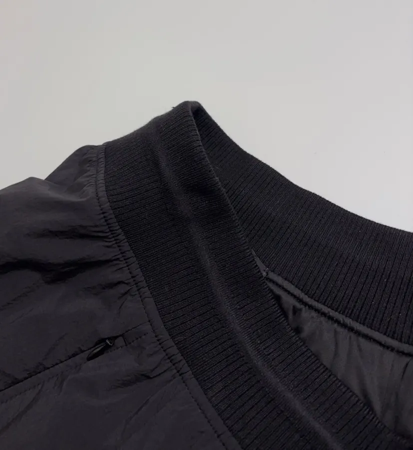 Black Drawstring Balloon-Leg Trousers in Black, product view 08