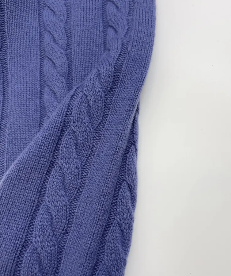 Loro Piana Retro Houndstooth Solid Cardigan, Relaxed Short Zip-Up Knit in As Shown, product view 04