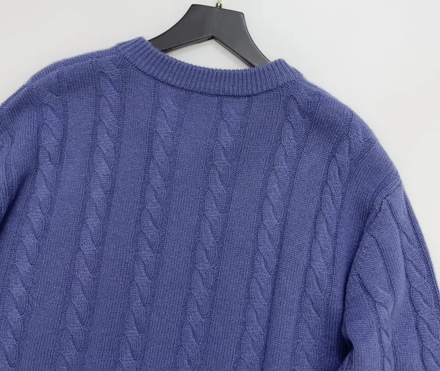 Loro Piana Retro Houndstooth Solid Cardigan, Relaxed Short Zip-Up Knit in As Shown, product view 14