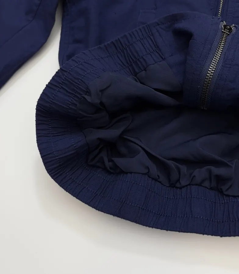 Polo Ralph Lauren Navy Collared Zip Harrington Jacket in Navy, product view 08