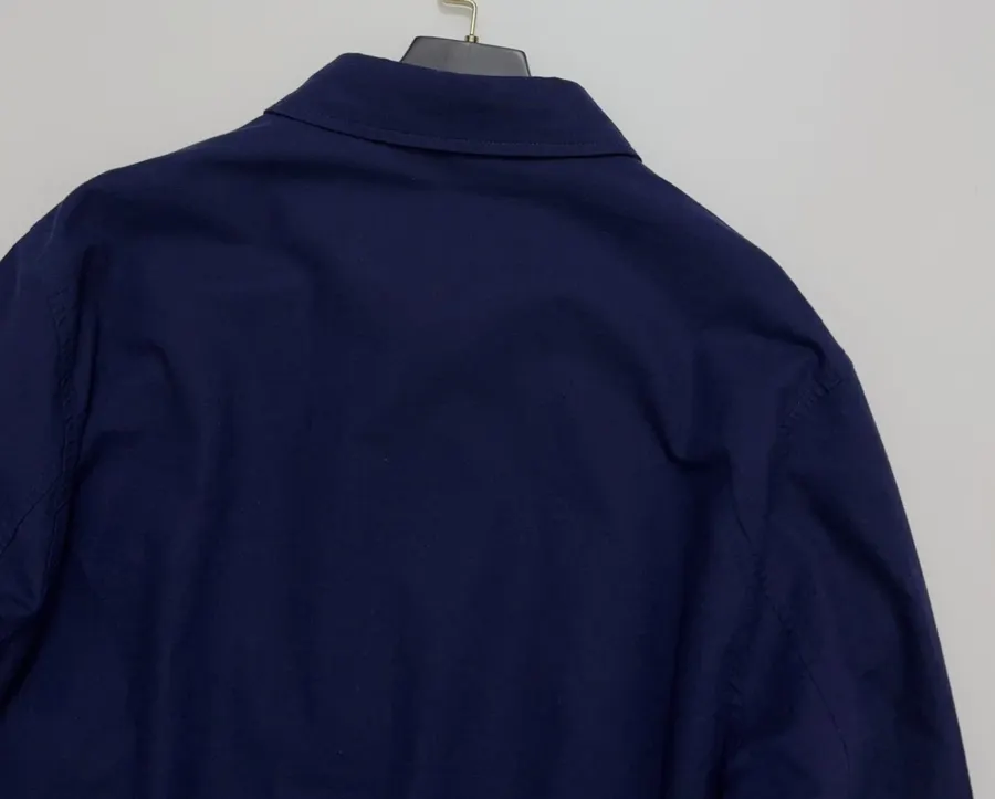 Polo Ralph Lauren Navy Collared Zip Harrington Jacket in Navy, product view 14