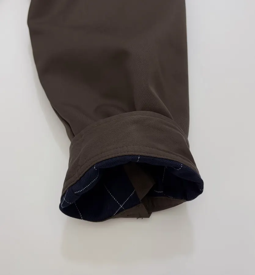 Polo Ralph Lauren Brown Cotton Collared Zip Harrington Jacket in Brown, product view 07