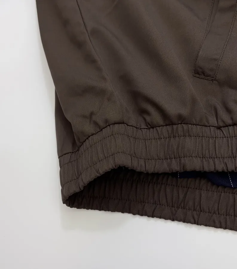 Polo Ralph Lauren Brown Cotton Collared Zip Harrington Jacket in Brown, product view 09