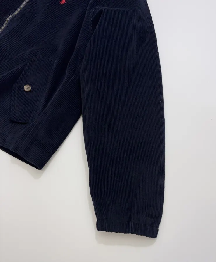 Polo Ralph Lauren 藏青色灯芯绒立领哈灵顿夹克，藏青色，商品图 6