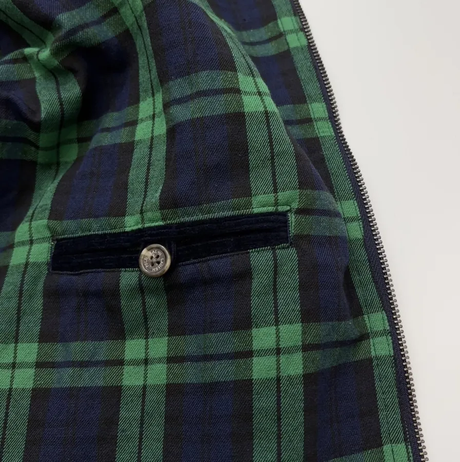 Polo Ralph Lauren 藏青色灯芯绒立领哈灵顿夹克，藏青色，商品图 14