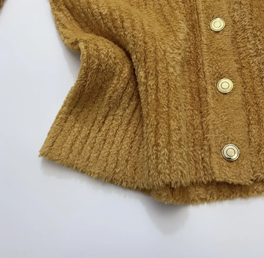 Loro Piana V-neck solid-color silk knit cardigan in As Shown, product view 08