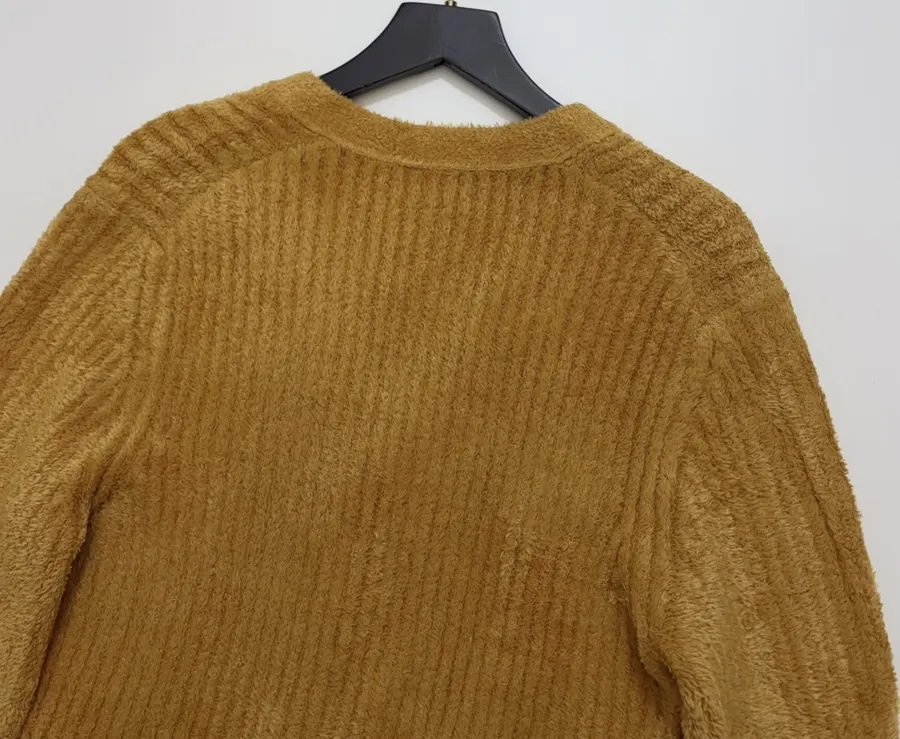 Loro Piana V-neck solid-color silk knit cardigan in As Shown, product view 13
