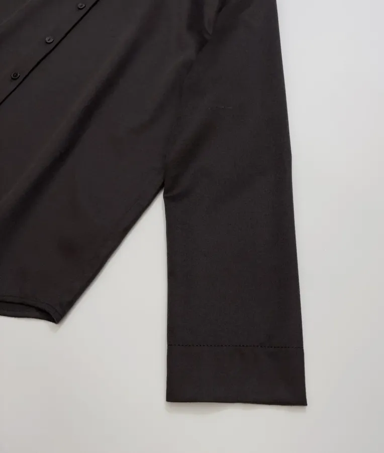 The Row Silk-and-wool blend relaxed long-sleeve shirt in As Shown, product view 04