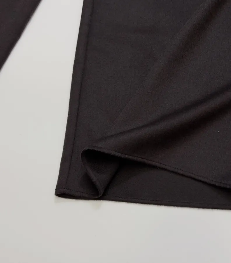 The Row Dark Brown Satin Wide-Leg Trousers in Dark Brown, product view 09