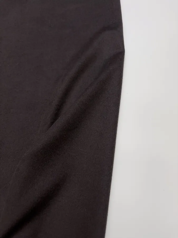 The Row Dark Brown Satin Wide-Leg Trousers in Dark Brown, product view 10