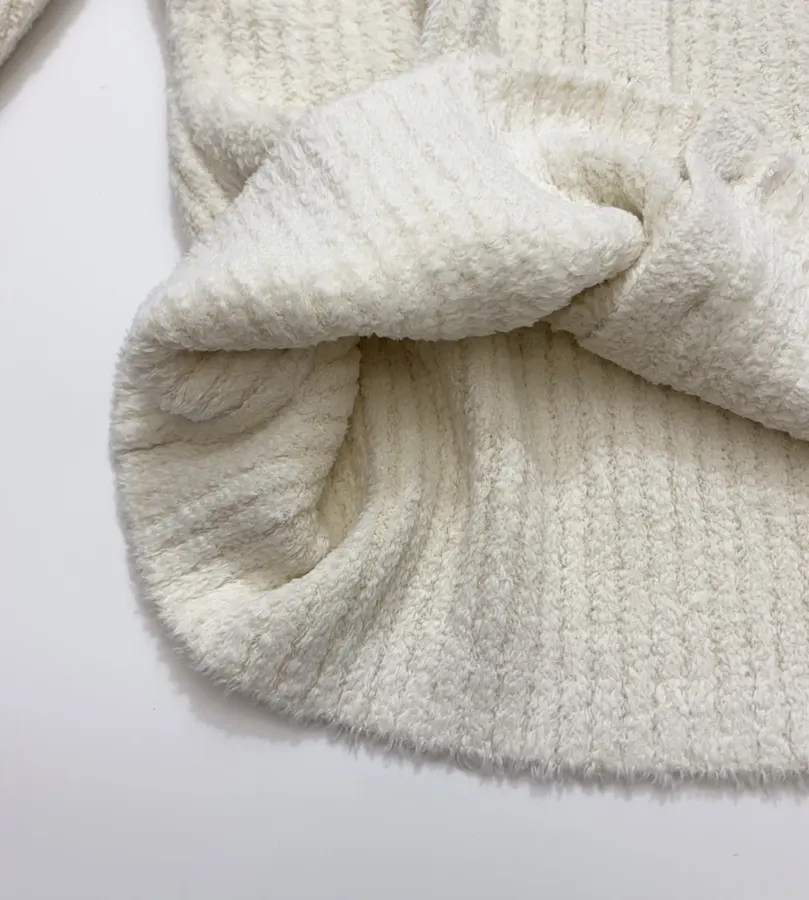 Loro Piana V-neck solid-color silk knit cardigan in As Shown, product view 10