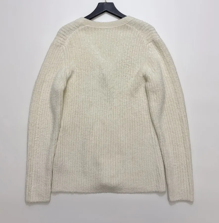Loro Piana V-neck solid-color silk knit cardigan in As Shown, product view 13