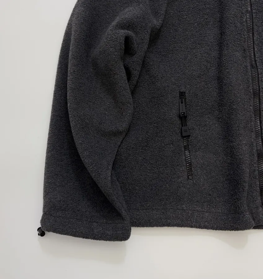 Miu Miu Relaxed zip-up fleece cardigan jacket in As Shown, product view 09