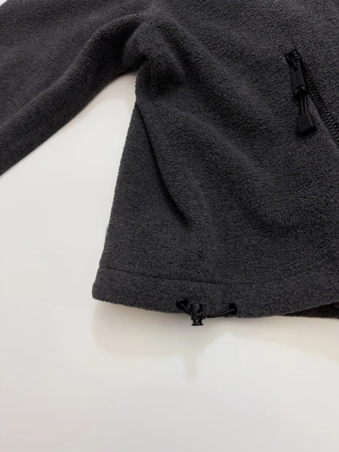 Miu Miu Relaxed zip-up fleece cardigan jacket in As Shown, product view 10