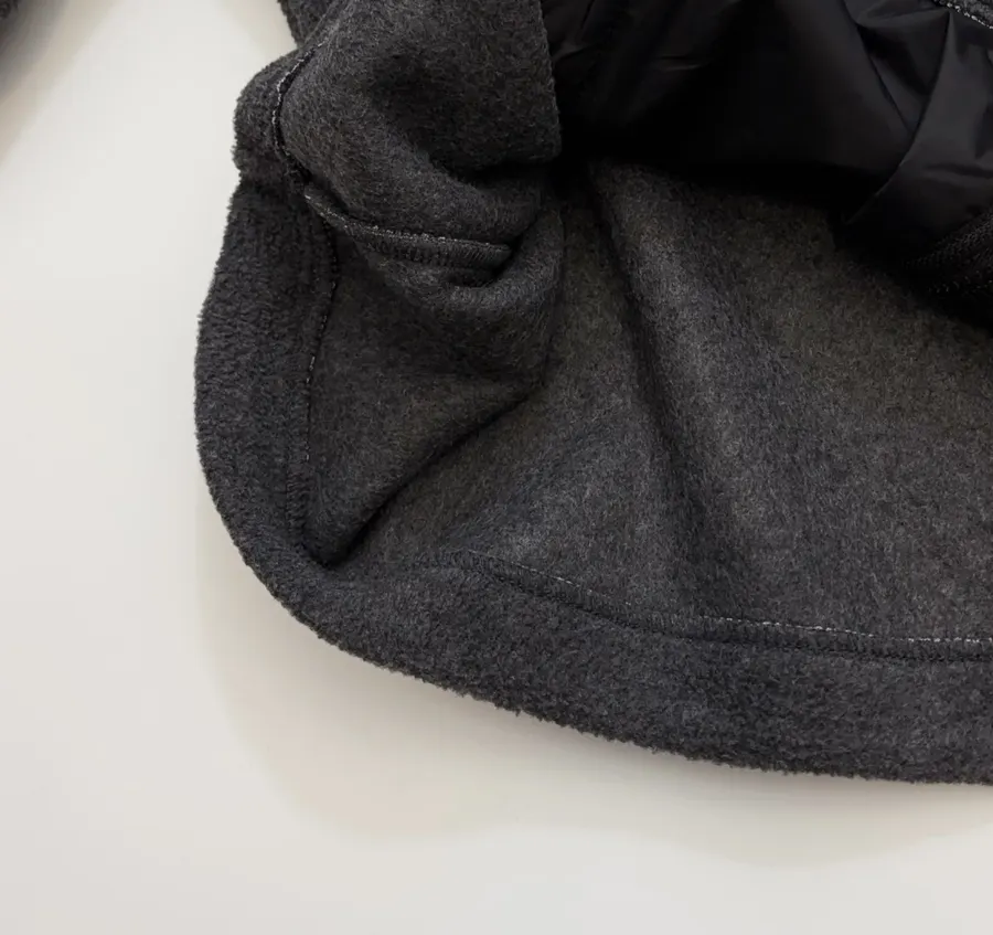 Miu Miu Relaxed zip-up fleece cardigan jacket in As Shown, product view 12