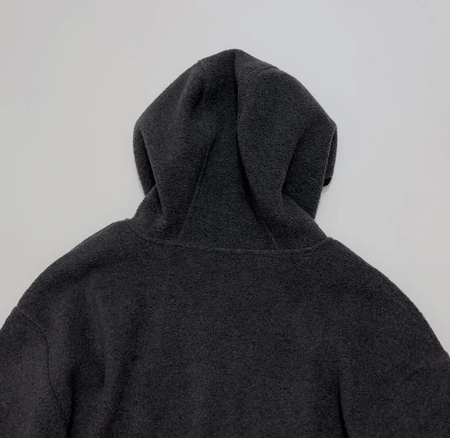 Miu Miu Relaxed zip-up fleece cardigan jacket in As Shown, product view 15